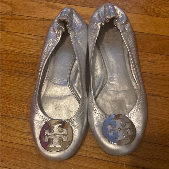 Tory Burch Shoes - Tory Burch Silver Ballet Flats Woman 7 1/2